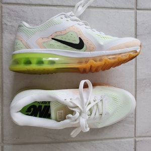 Nike Air Max size 40 multi colour white mesh